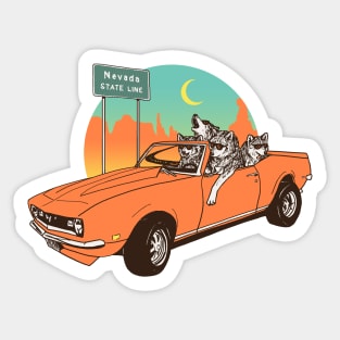 On The Prowl Sticker